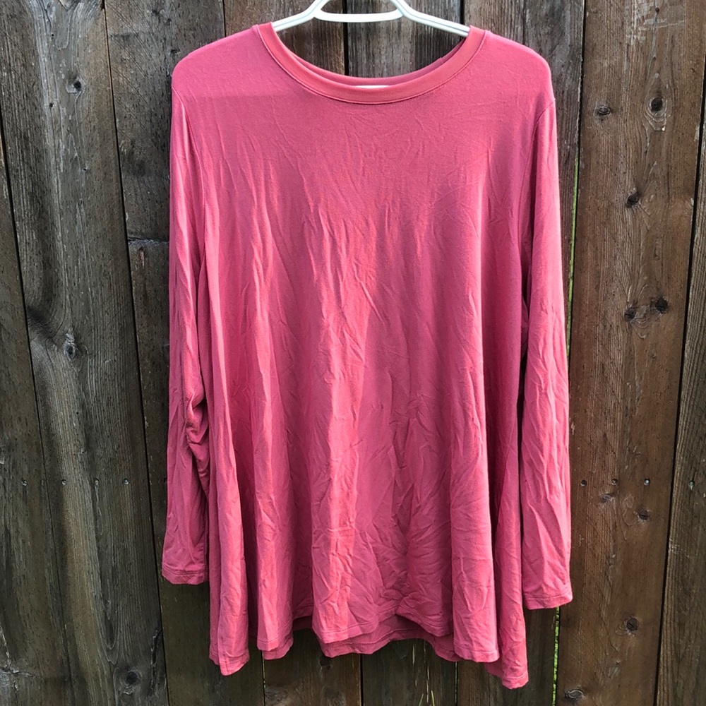 H By Halston Essentials  Long Sleeve women Top XL